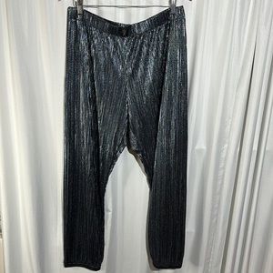 Elegant Black Pleated Women's Pants